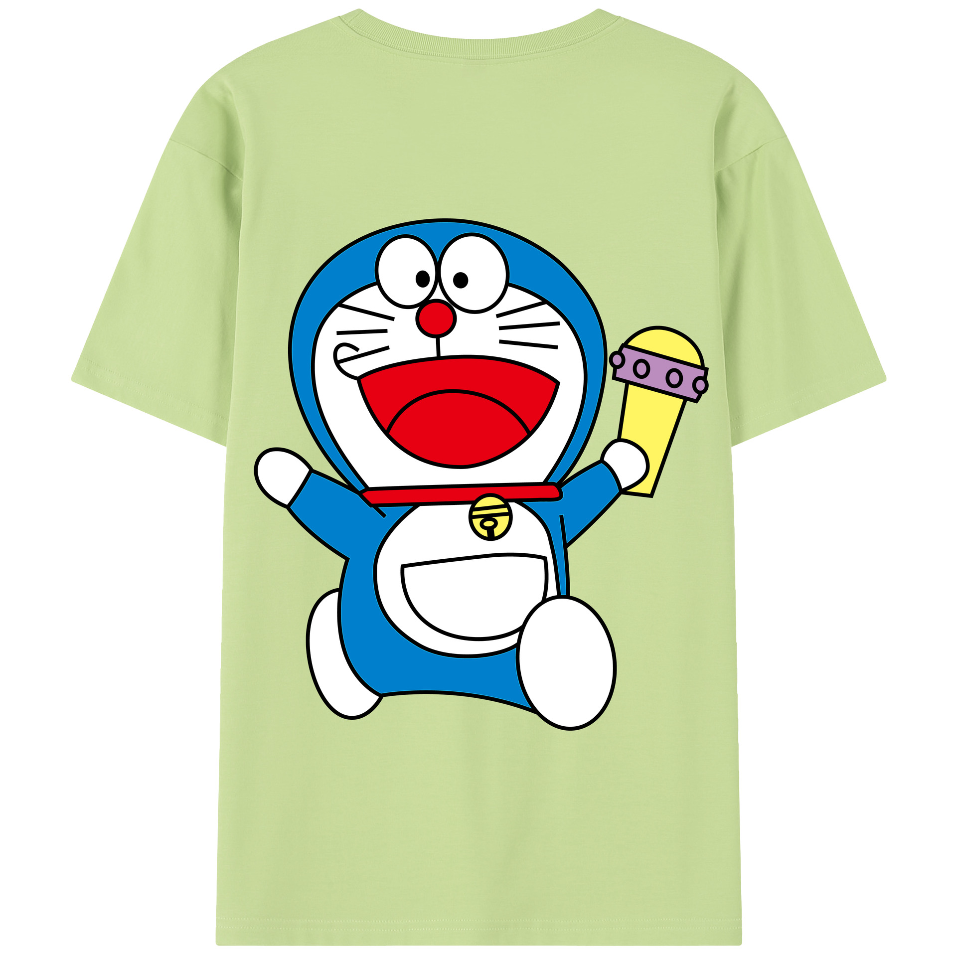 （画像用） ドラえもん Doraemon 綿100％半袖Tシャツ（背面プリント）